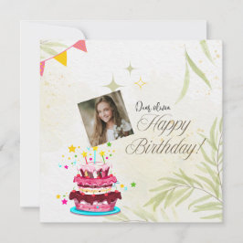 Foto personalizada Imán de deseos de cumpleaños