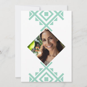 Foto Personalizada Invitación de 40 Años Azteca