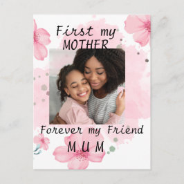 Foto personalizada Mamá cita tarjeta de Día de la