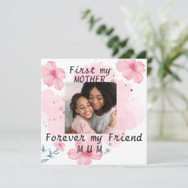 Foto personalizada Mamá cita tarjeta de Día de la