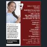 Foto personalizada, odontología, publicidad dentis<br><div class="desc">Fotos personalizadas,  Odontología,  Volante publicitario dentista por The Business Card Store.</div>