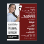 Foto personalizada, odontología, publicidad dentis<br><div class="desc">Fotos personalizadas,  Odontología,  Volante publicitario dentista por The Business Card Store.</div>