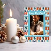Foto personalizada Psiquiatra Feliz Navidad