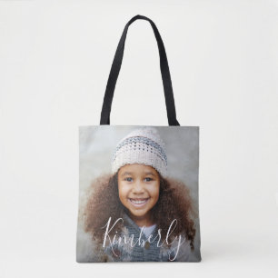 foto personalizada y bolsa de nombres