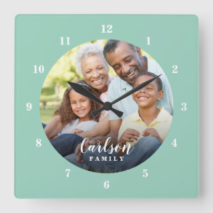 Foto personalizada y reloj de pared personalizado