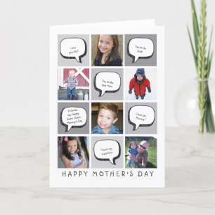 Foto personalizada y tarjeta de felicitaciones por