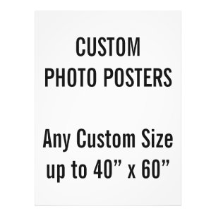 Foto Personalizado 36" x 48" poster de la foto, hasta