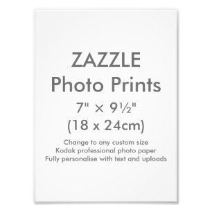 Foto Personalizado 7" de Zazzle plantilla de la