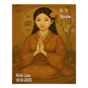 Foto Personalizado Aesthetic Zen Meditación Mindful Art