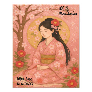 Foto Personalizado Aesthetic Zen Meditación Mindful Art