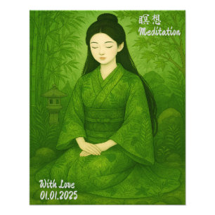Foto Personalizado Aesthetic Zen Meditación Mindful Art