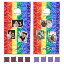 Foto personalizado bandera arcoíris gay collage de