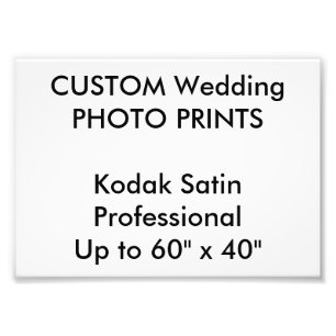 Foto Personalizado boda 7" x 5" Impresiones fotográfica
