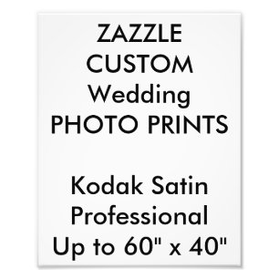 Foto Personalizado boda 8" x 10" Impresiones fotográfic