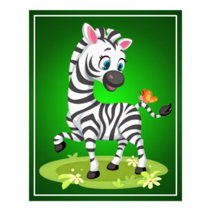 Foto Personalizado Cebra Bebé Cute-23960