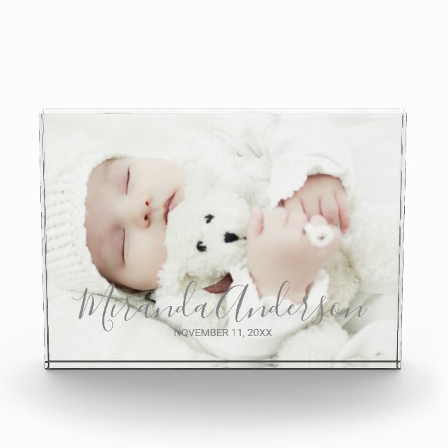 Foto personalizado con nombre y texto personalizad (Anverso)