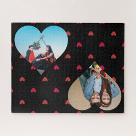 Foto personalizado Corazón del rompecabezas de San