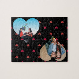 Foto personalizado Corazón del rompecabezas de San