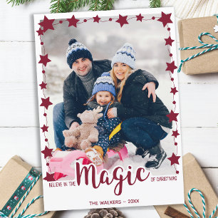 Foto personalizado cree en la magia de los Navidad