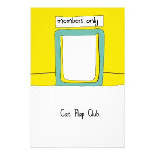 Foto Personalizado de Cat Flap Club
