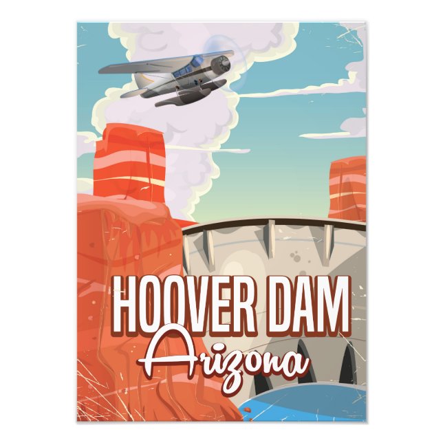 Foto Personalizado de cosecha Hoover Dam Nevada Arizona (Frente)