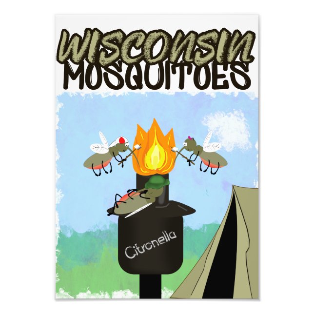 Foto Personalizado de los mosquitos de Wisconsin - Acam (Frente)