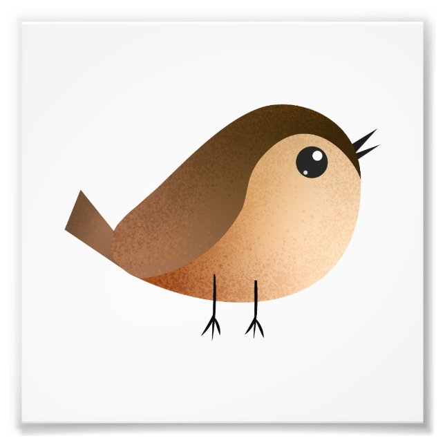 Foto Personalizado de pájaro de Sparrow (Frente)