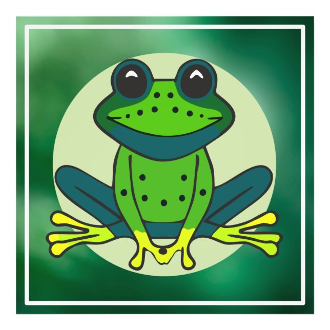 Foto Personalizado de rana verde (Frente)