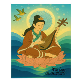 Foto Personalizado Estética Moderno Japón Diosa Afortun