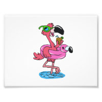 Personalizado Flamingo de Verano | elegir color de