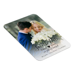 Foto personalizado Guardar La Fecha Flexible Imán