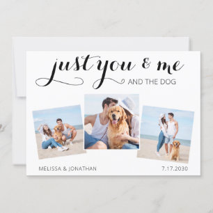 Foto personalizado Invitación del Boda de perro re