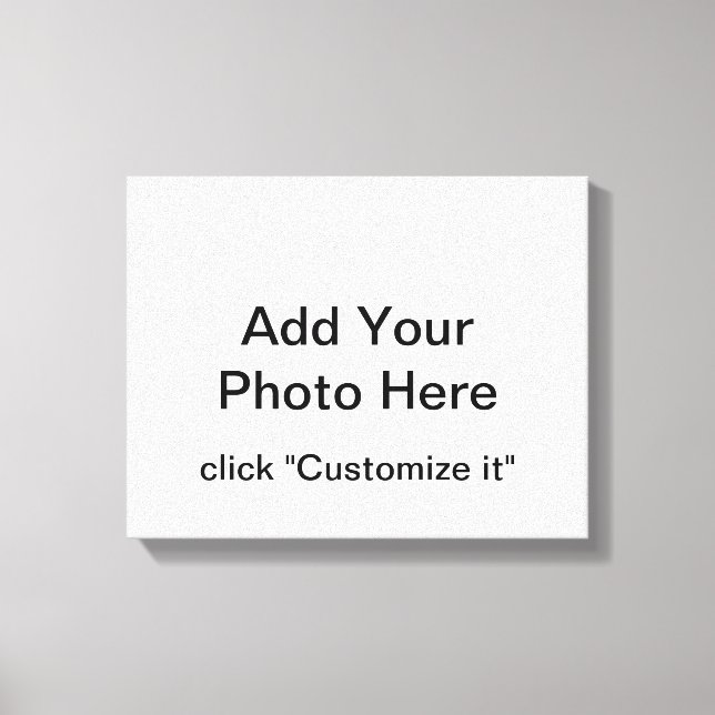 Foto personalizado Lienzo envuelto (Anverso)