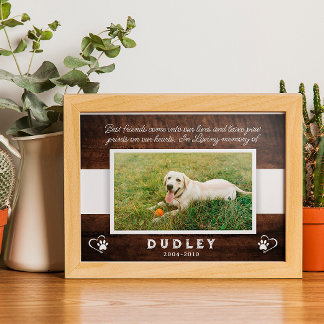 Foto Personalizado Mascota Memorial keepsake Poster de 