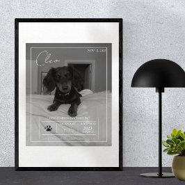 Foto Personalizado Mascota moderno Detalles Retrato Art