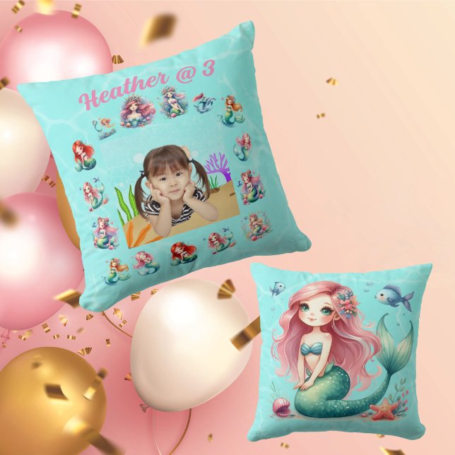 Foto personalizado Mermaids Cojín decorativo Cumpl (Subido por el creador)