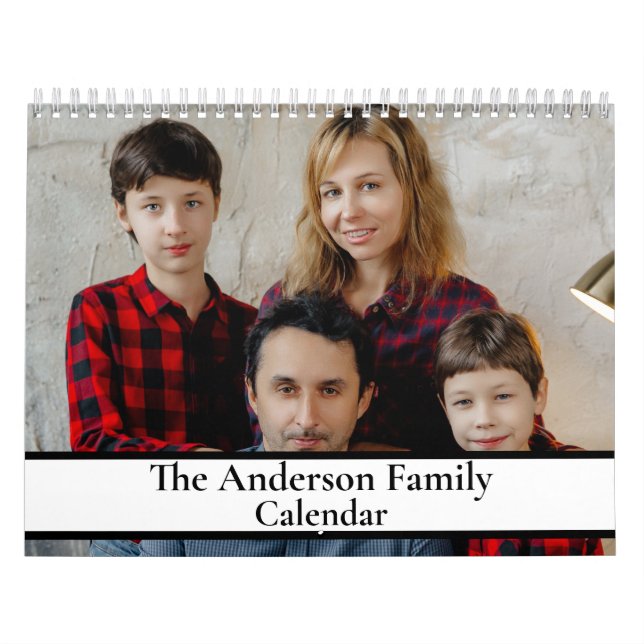 Foto Personalizado moderna Crea tu Calendario 2025 (Tapa)