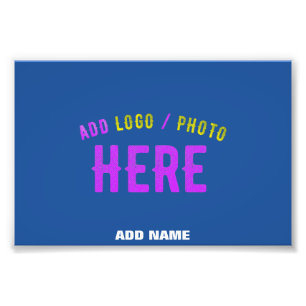 FOTO PERSONALIZADO MODERNO ELEGANTE COBALT VERIFICADO A