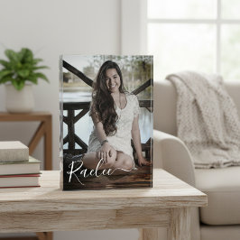 Foto personalizado Nombre personalizado Elegant Ke