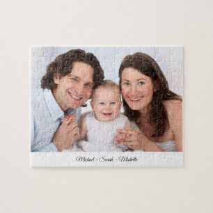Foto Personalizado Nombre Personalizado Puzzle