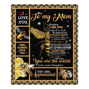 Foto Personalizado Para Mi Mamá Amor De La Hija Abeja