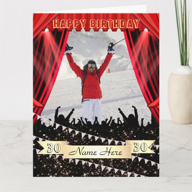 Foto Personalizado personalizada Idea de tarjeta d (Anverso)