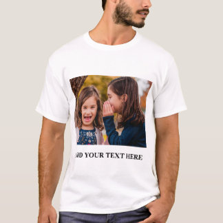 Foto Personalizado personalizada y camiseta de tex