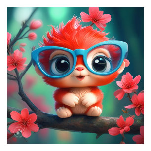 Foto Personalizado Rosa Panda En La Rama