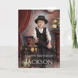 Foto personalizado, tarjeta de cumpleaños