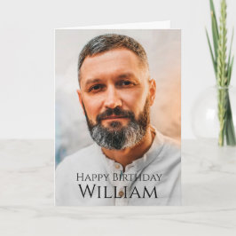 Foto personalizado, tarjeta de cumpleaños