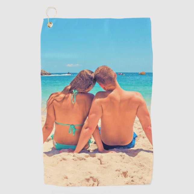 Foto personalizado Toalla de Golf Tu Propio Diseño (Anverso)