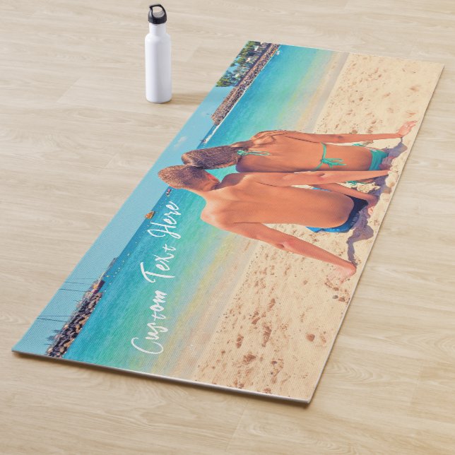 Foto personalizado Yoga Mat Your Photos and Text (In situ)