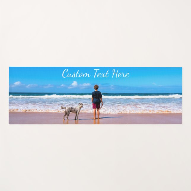 Foto personalizado Yoga Mat Your Photos and Text (Anverso (horizontal))