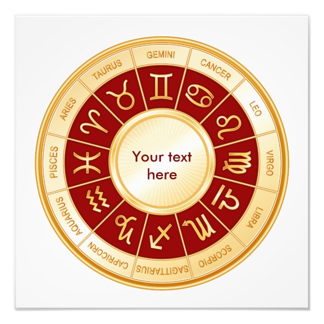Foto Personalizar Su Impresión Horoscopía (Frente)